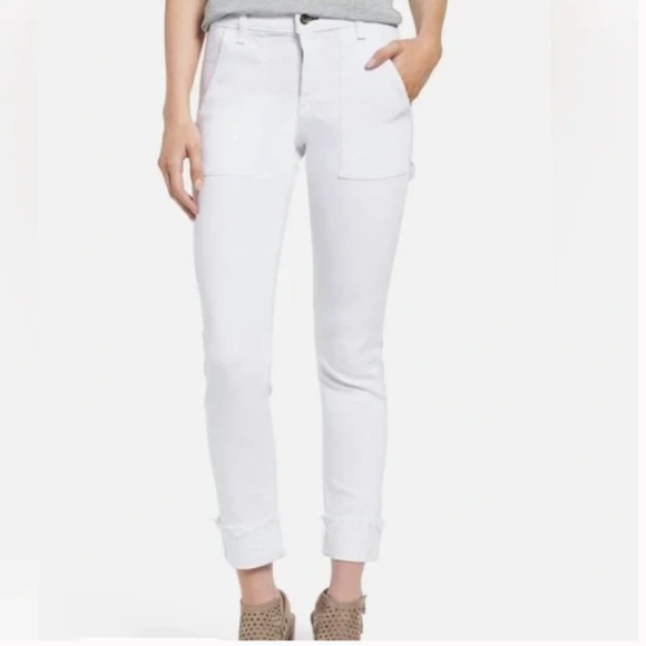 Rag.& Bone Carpenter Dre White Jeans - Size 25